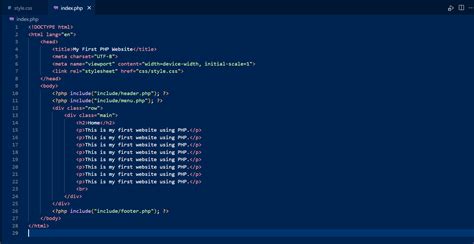 How To Create A Website Using PHP .